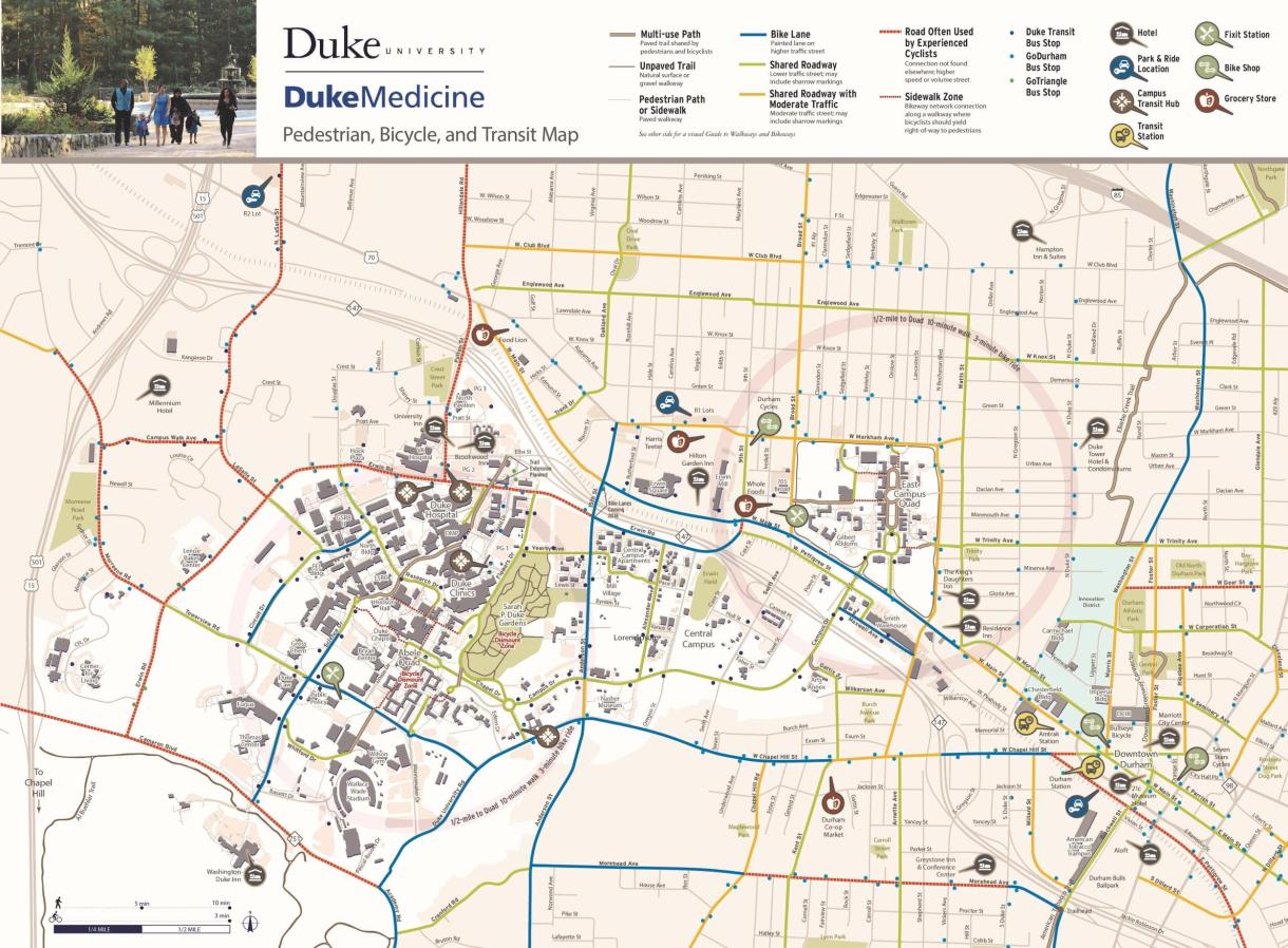 Duke Medicine transit map